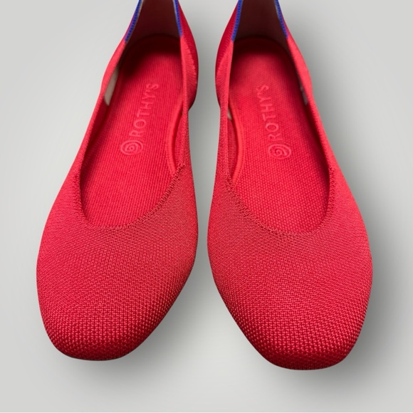 Rothy's The Square flats in Cardinal Red Sz 11 - Picture 4 of 12